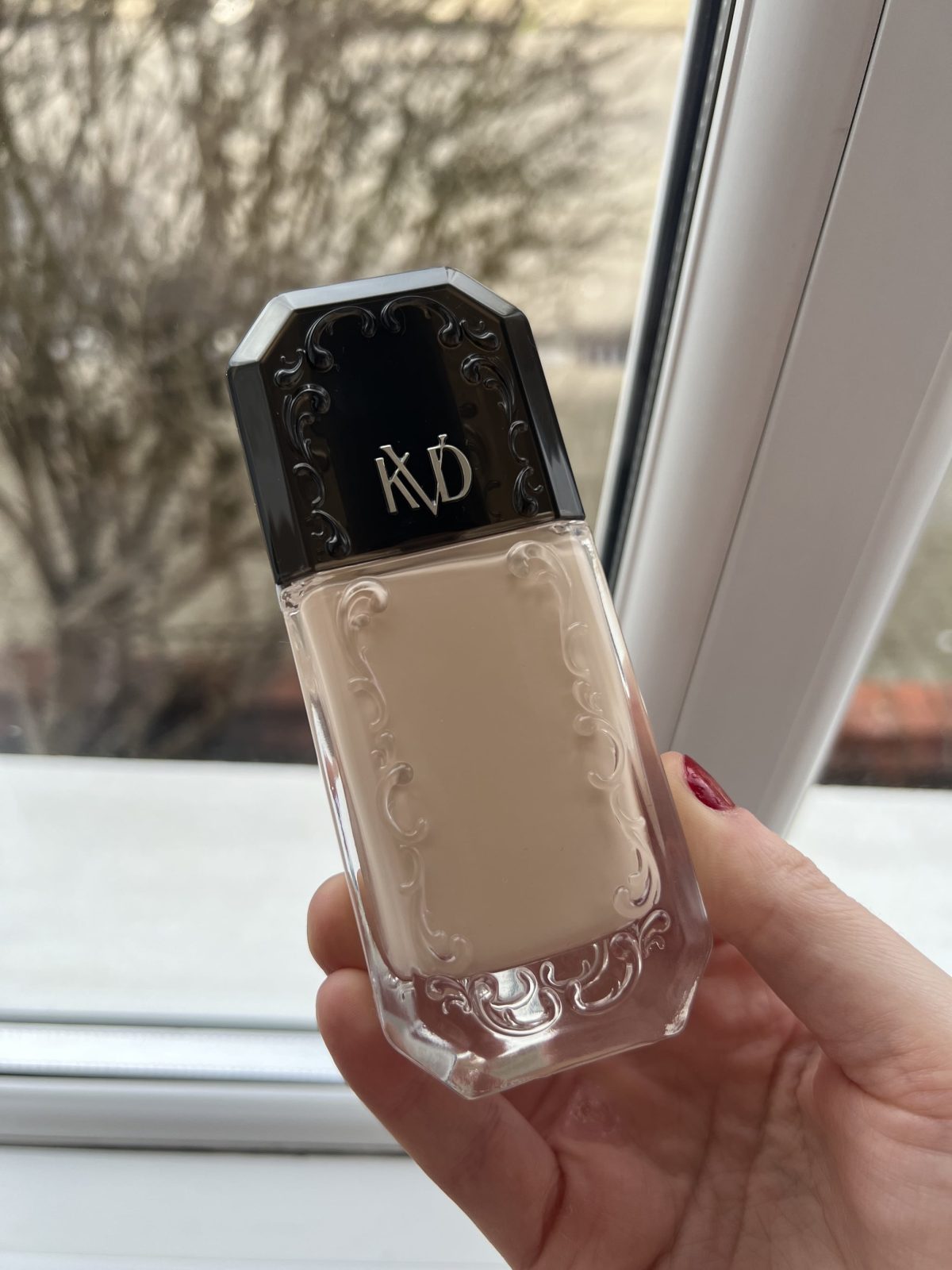 I used the new KVD Beauty Good Apple Foundation and found it to be superior to the original